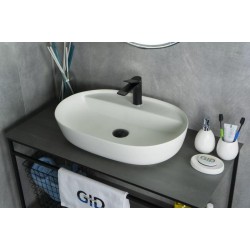 Накладная раковина Gid Wm1346 61см белый