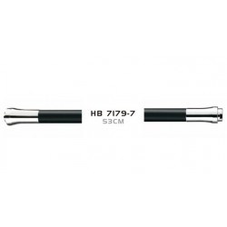 Гибкий излив для кухонного смесителя Haiba HB7179-7 чёрный