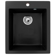Кухонная мойка Ulgran Classic U-404-344 ультра-чёрный