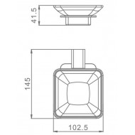 Мыльница Raglo R301.02 хром